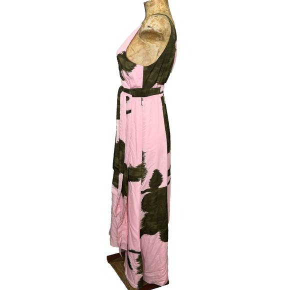 Anthropologie Hutch Leah Dress Womens MP Medium Petite True Wrap Pink - Picture 2 of 11